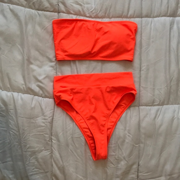 boutique Other - High rise neon orange bikini boutique Other - High rise neon orange bikini